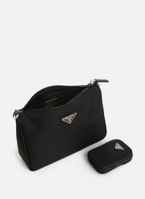 Shoulder Bag In Re-nylon And Saffiano Leather - Prada Men Shoulder Bag In Re-nylon And Saffiano Leather - Prada Men