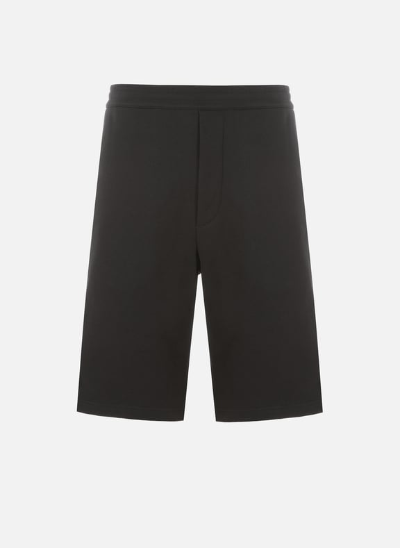 Short en coton Noir by PRADA PRADA Short en coton Noir