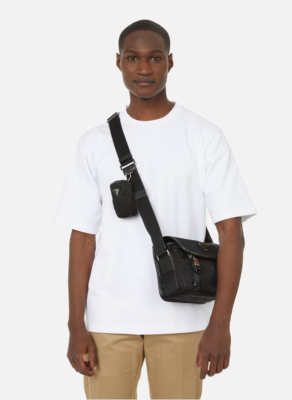 T-shirt oversize en coton Blanc by PRADA PRADA T-shirt oversize en coton Blanc