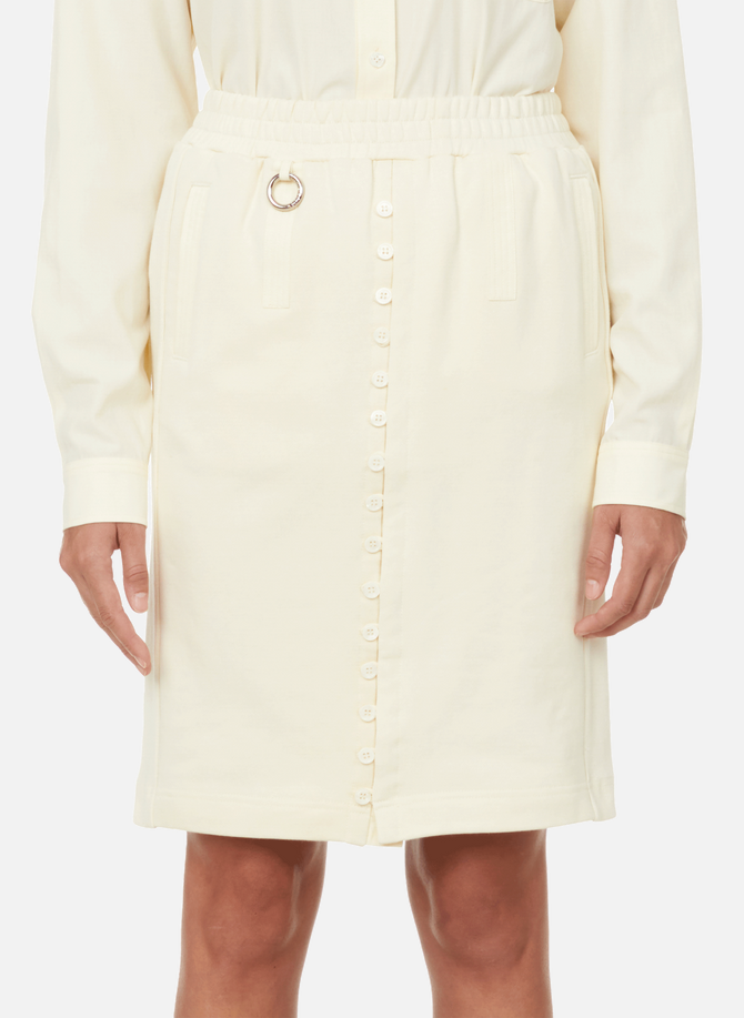 PRIVATE POLICY cotton jersey skirt