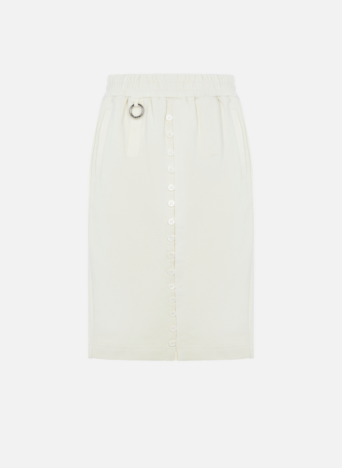 Beige cotton jersey skirtPRIVATE POLICY 