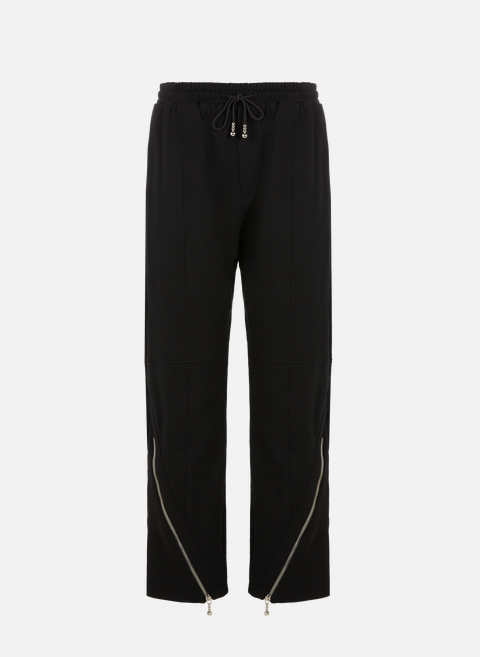 Cotton jogging pants BlackPRIVATE POLICY 