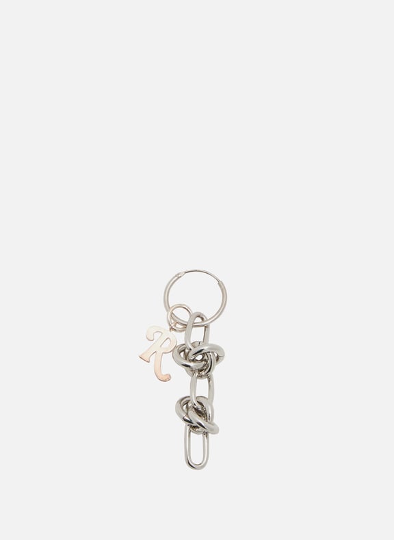 Boucle d'oreille Double Knot Argent by RAF SIMONS RAF SIMONS Boucle d'oreille Double Knot Argent