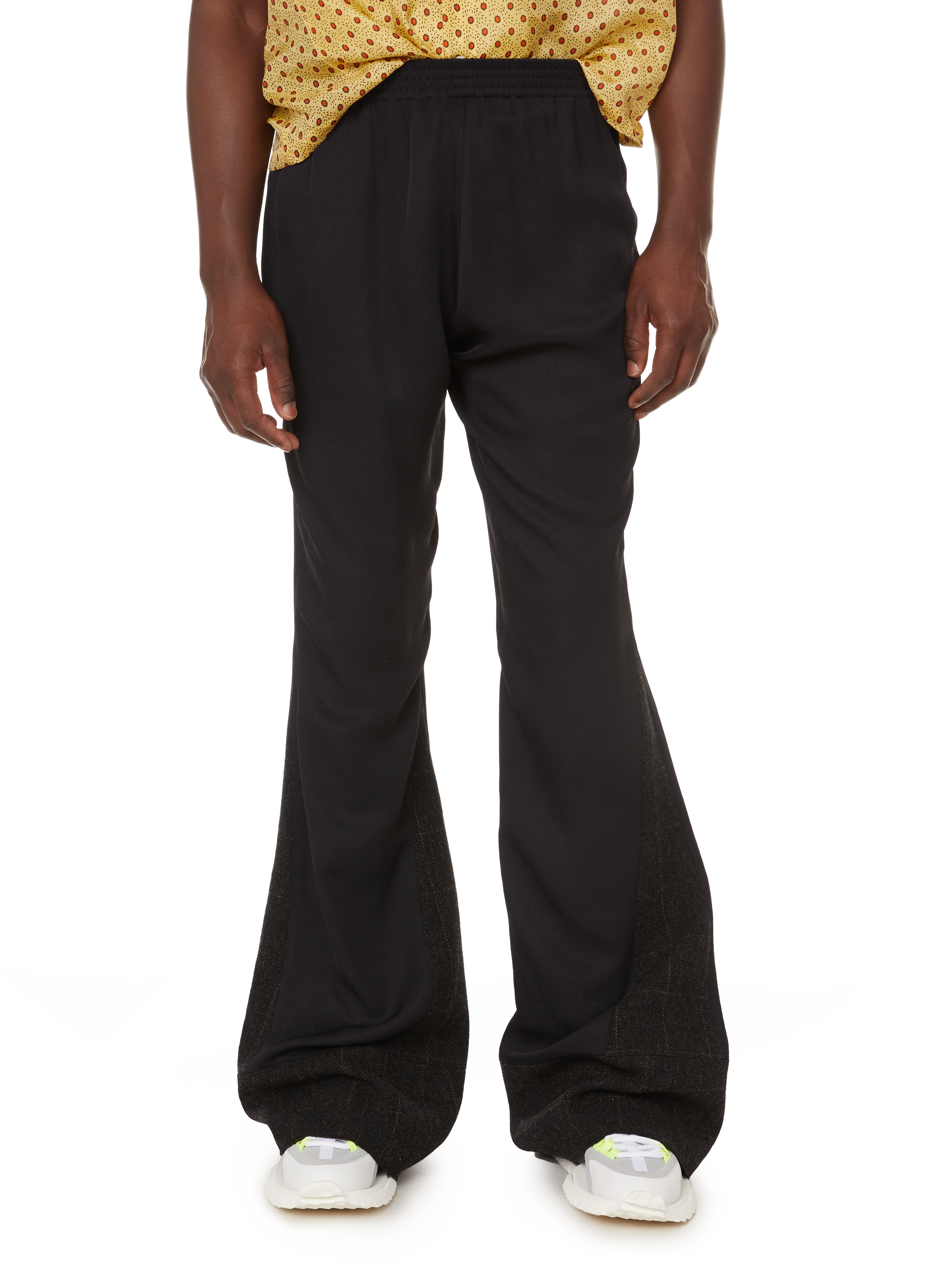 Active Blå shorts med elastisk kante - Black Wool trousers Raf Simons -  MhscfootShops Denmark