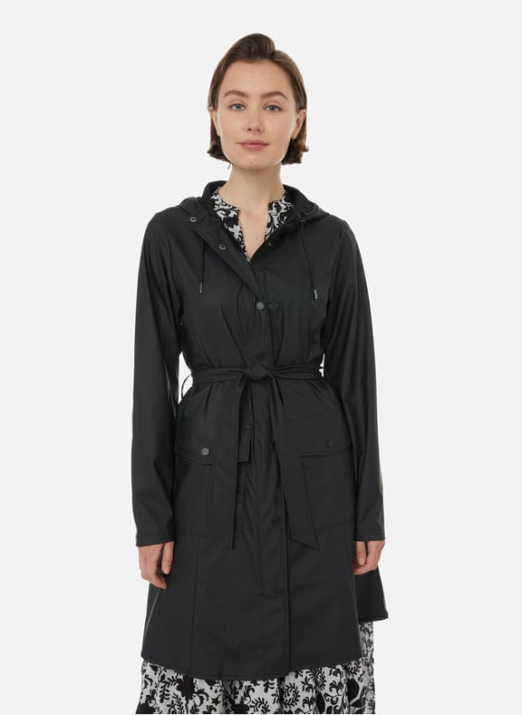 Parka Curve Noir by RAINS RAINS Parka Curve Noir