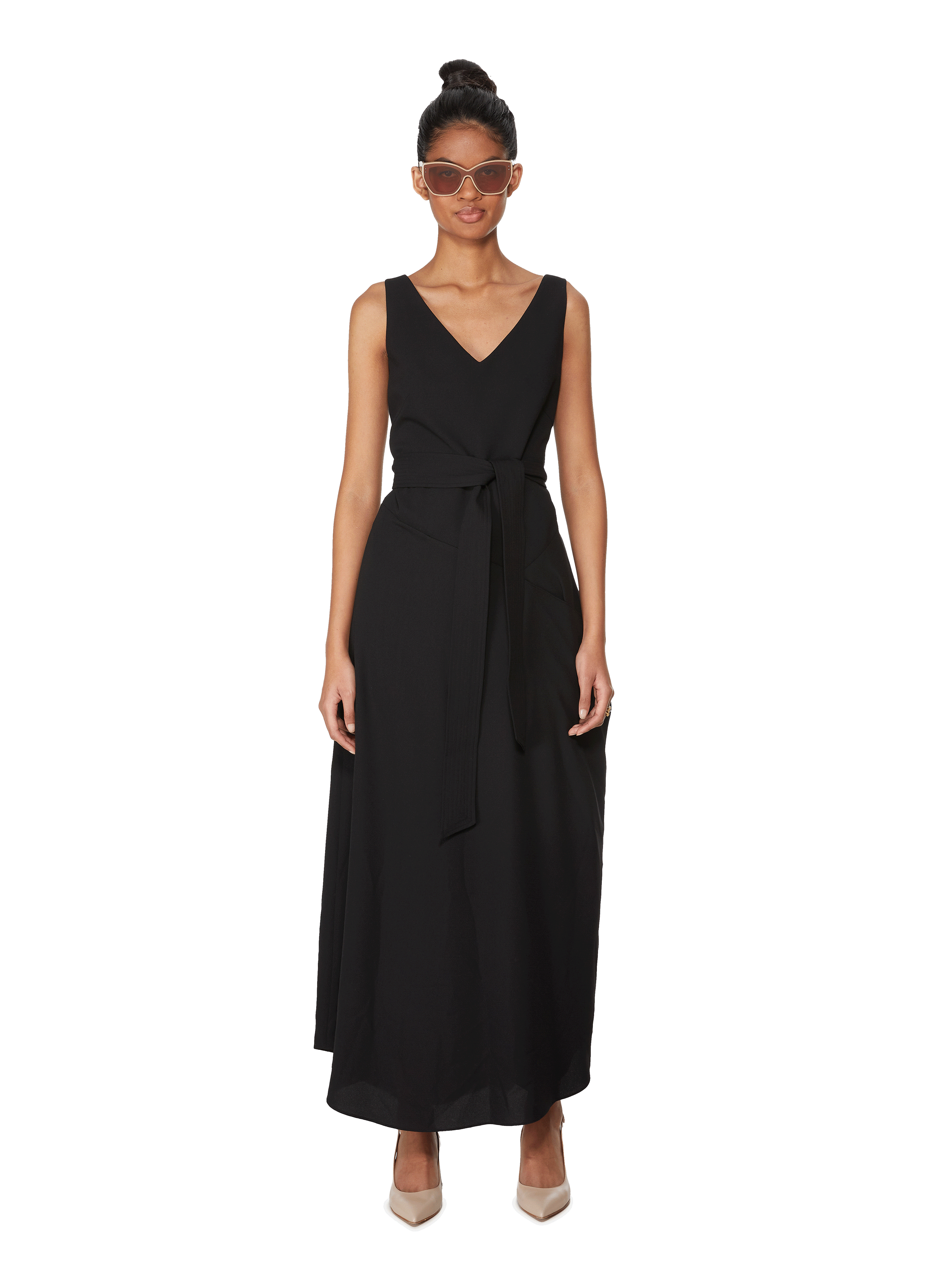 Mode Robes Robes épaules nues Zara Woman Robe \u00e9paules nues noir style festif 