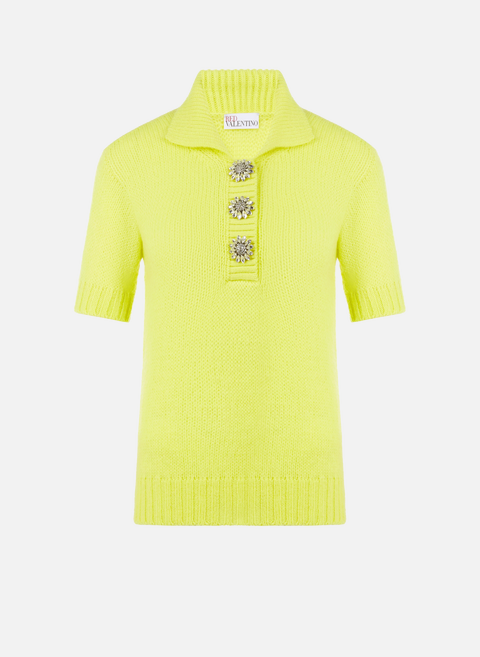 Green mohair blend sweaterRED VALENTINO 