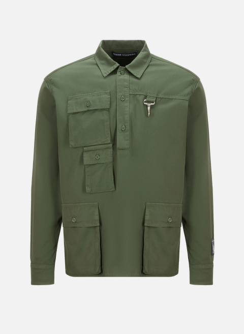 Green cotton shirtREESE COOPER 