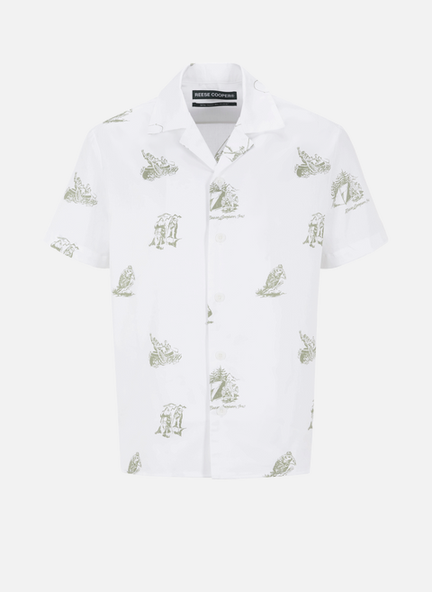 Short-sleeved shirt with prints WhiteREESE COOPER 