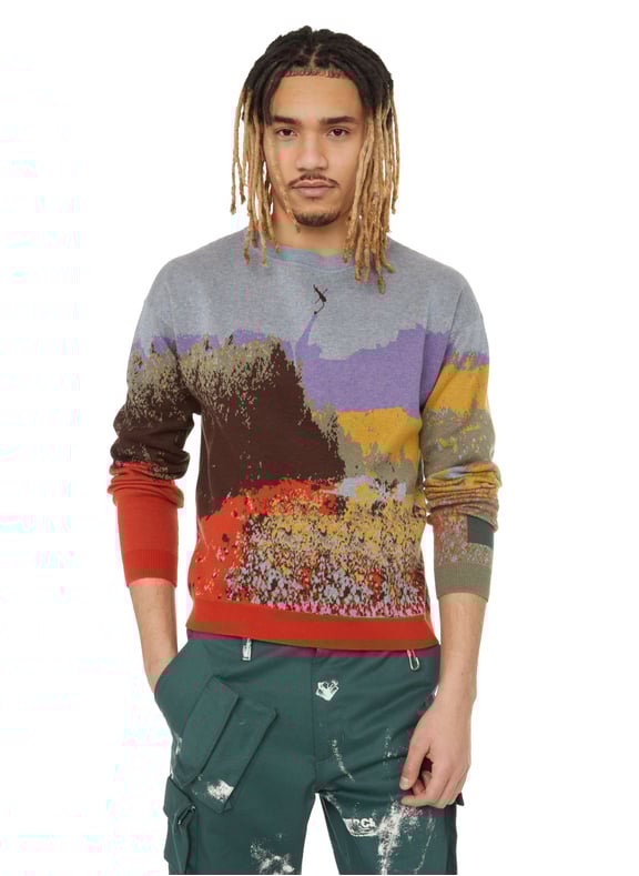 Pull en coton Multicolore by REESE COOPER REESE COOPER Pull en coton Multicolore