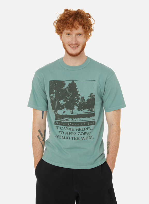 REESE COOPER T-shirt en coton Vert