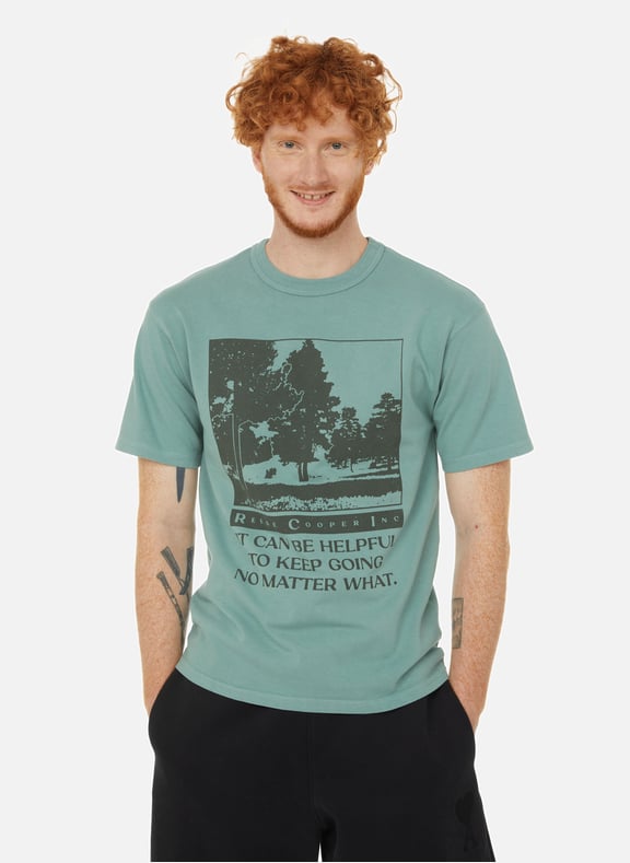 T-shirt en coton Vert by REESE COOPER REESE COOPER T-shirt en coton Vert