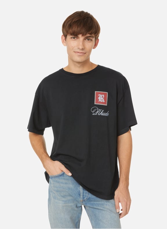 T-shirt à imprimé Noir by RHUDE RHUDE T-shirt à imprimé Noir