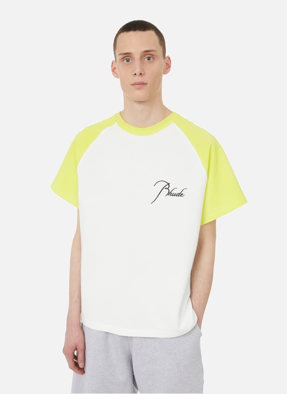 T-shirt à logo en coton Blanc by RHUDE RHUDE T-shirt à logo en coton Blanc