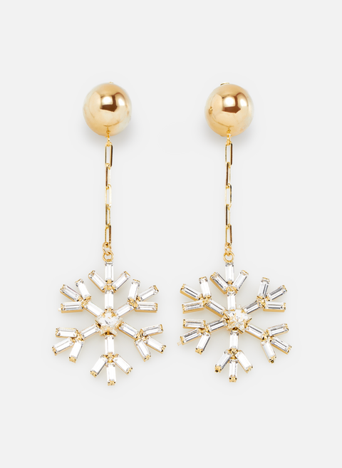 Snowflake earrings Gold ROSANTICA 