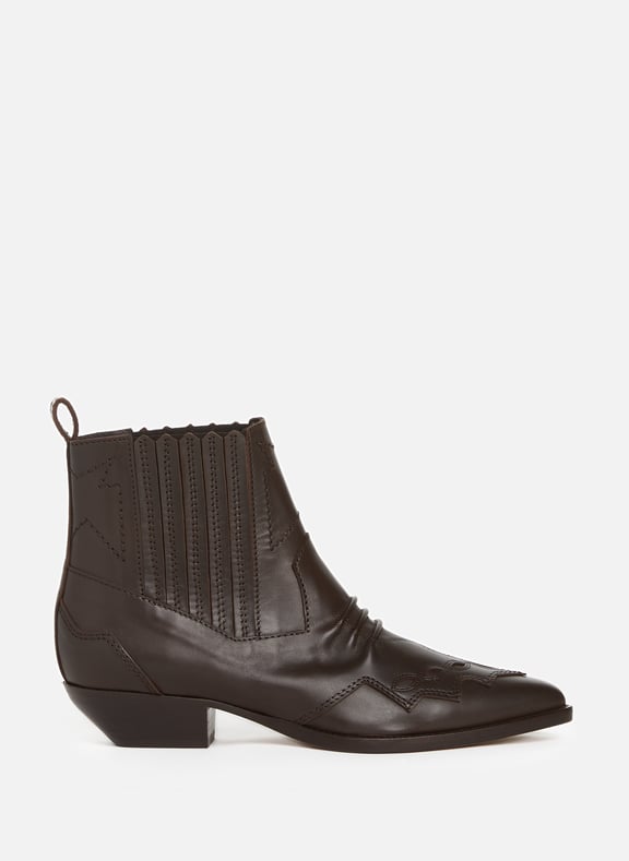 Bottines Tucson en cuir Marron by ROSEANNA ROSEANNA Bottines Tucson en cuir Marron