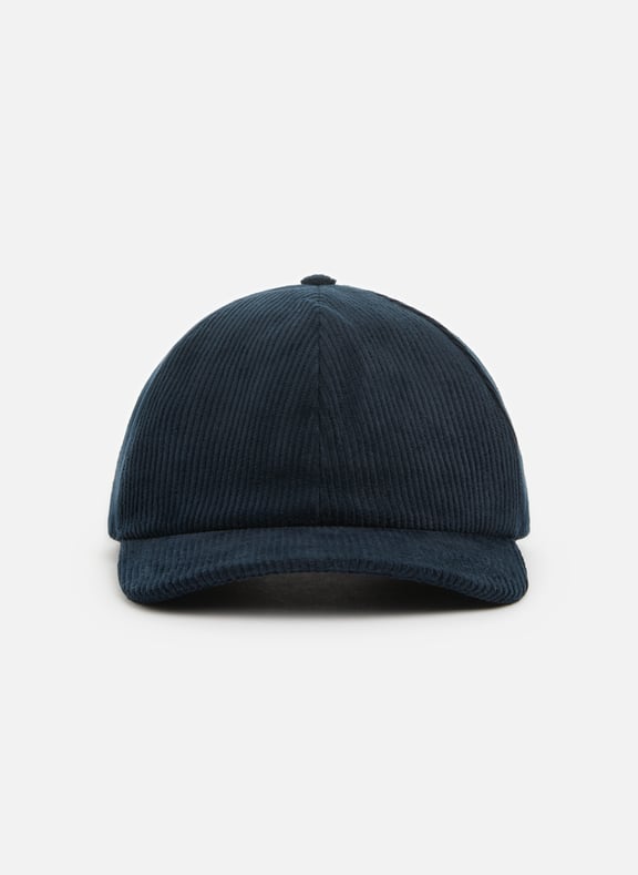 Casquette en velours côtelé Bleu by SAISON 1865 SAISON 1865 Casquette en velours côtelé Bleu