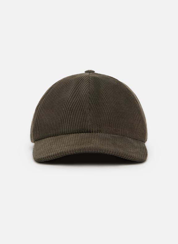 Casquette en velours côtelé Vert by SAISON 1865 SAISON 1865 Casquette en velours côtelé Vert
