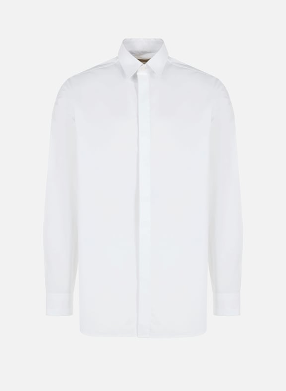 Chemise en popeline de coton Blanc by SAISON 1865 SAISON 1865 Chemise en popeline de coton Blanc