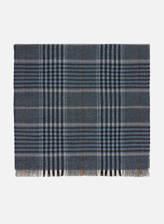 Echarpe à carreaux Bleu by SAISON 1865 SAISON 1865 Echarpe à carreaux Bleu
