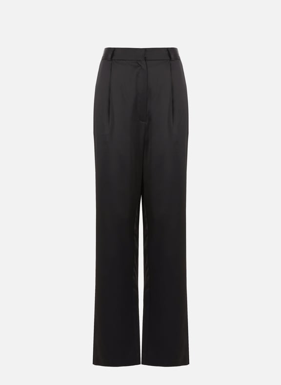 Pantalon tailleur effet satiné Noir by SAISON 1865 SAISON 1865 Pantalon tailleur effet satiné Noir