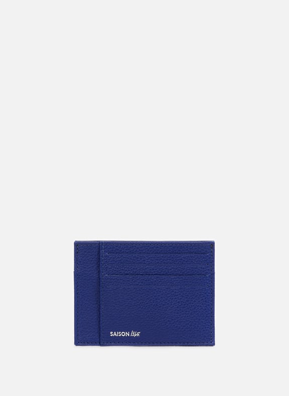 Porte-cartes en cuir Bleu by SAISON 1865 SAISON 1865 Porte-cartes en cuir Bleu