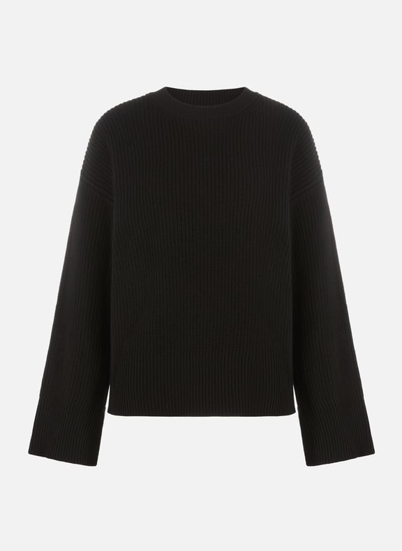 Pull grosse maille Noir by SAISON 1865 SAISON 1865 Pull grosse maille Noir