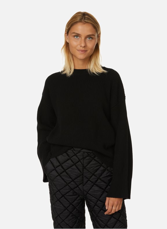 Pull grosse maille Noir by SAISON 1865 SAISON 1865 Pull grosse maille Noir