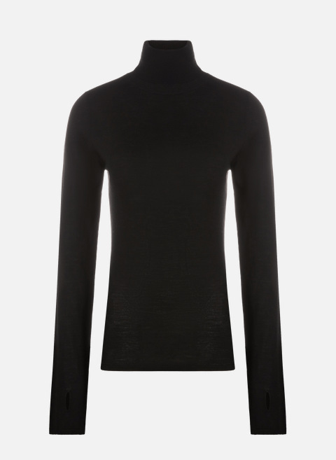 Fine turtleneck sweater Black SEASON 1865 