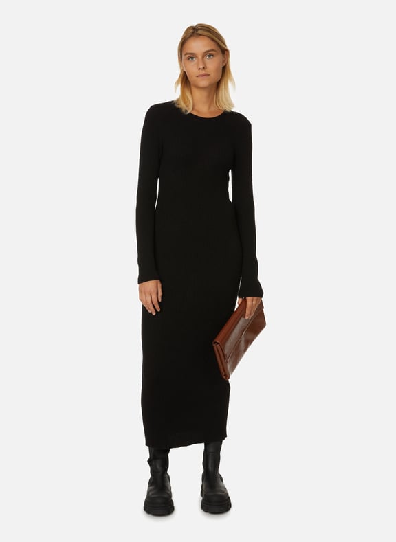 Robe moulante Noir by SAISON 1865 SAISON 1865 Robe moulante Noir