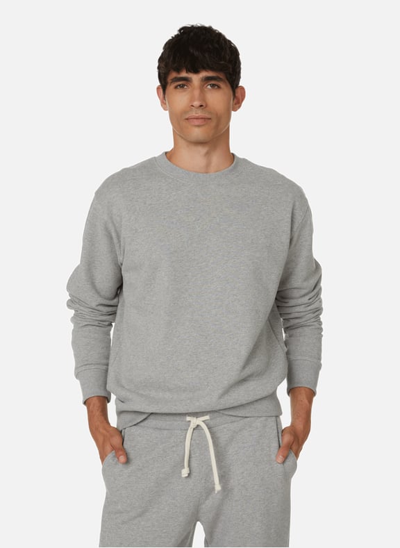 Sweatshirt col rond en coton Gris by SAISON 1865 SAISON 1865 Sweatshirt col rond en coton Gris