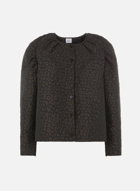 Veste imprimé léopard Vert by SAISON 1865 SAISON 1865 Veste imprimé léopard Vert