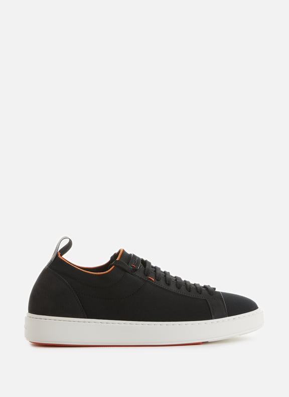Baskets en maille et daim Noir by SANTONI SANTONI Baskets en maille et daim Noir