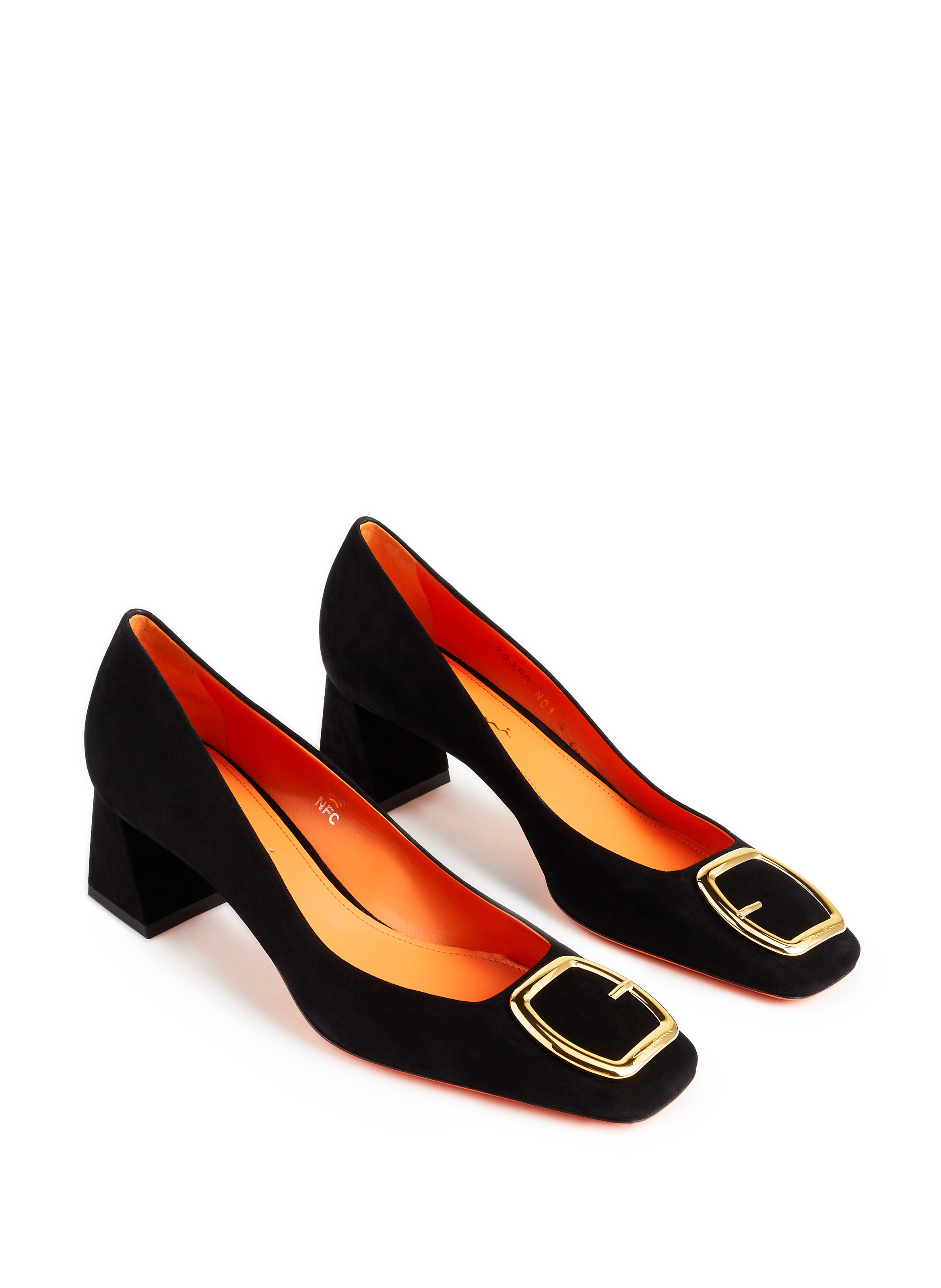 High Heel Shoes SANTONI Woman color Orange