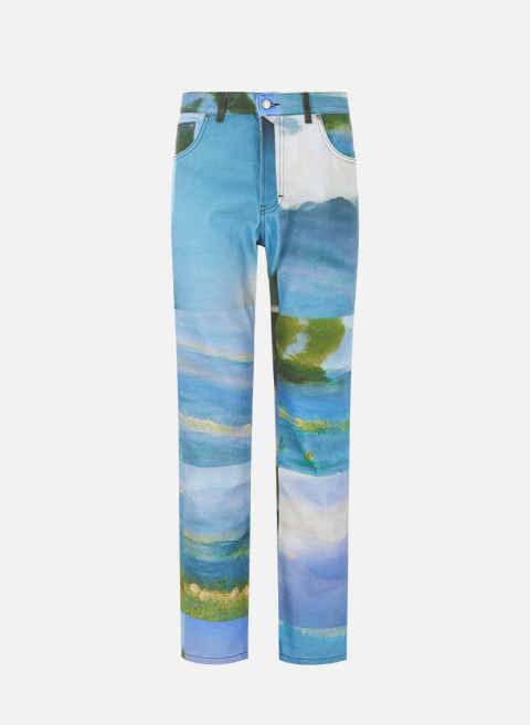 Terra Grid cotton pants MulticolorSERAPIS 