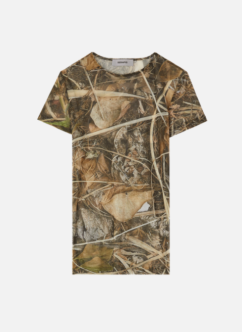 Dirt T-shirt with mesh print MulticolorSERAPIS 