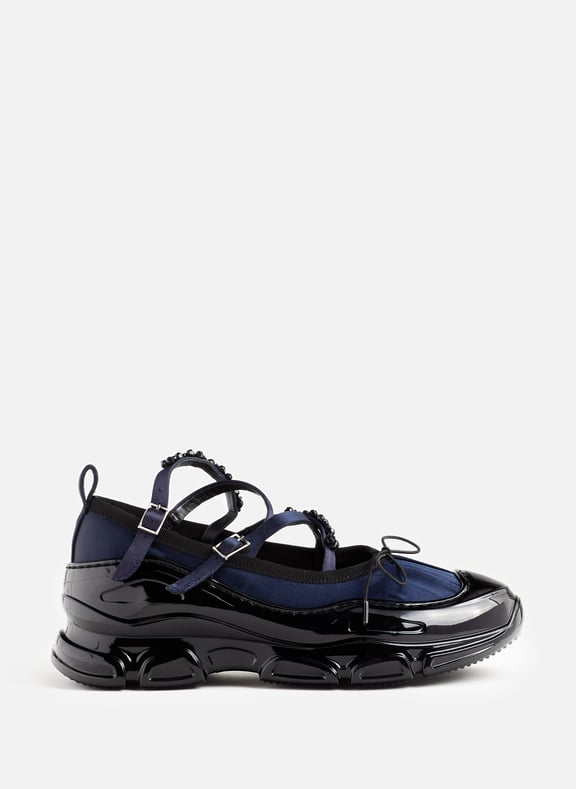 Ballerines Criss-cross Bleu by SIMONE ROCHA SIMONE ROCHA Ballerines Criss-cross Bleu