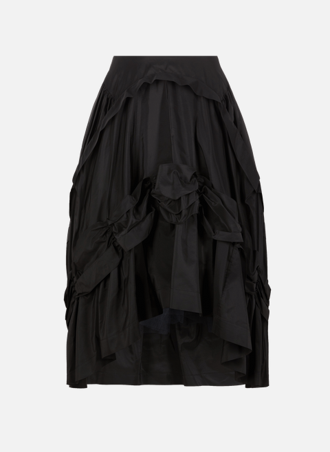 Black Simone Rocha high-low skirt 