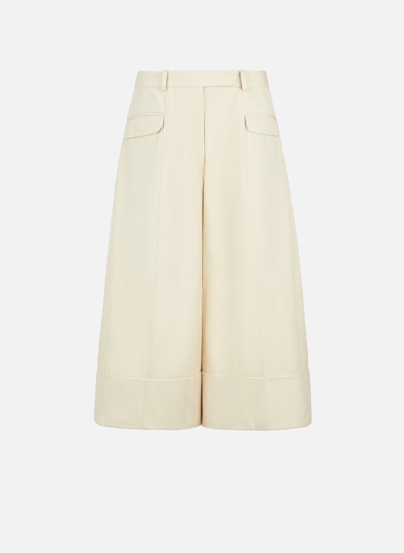 Pantalon jupe-culotte en coton Beige by SIMONE ROCHA SIMONE ROCHA Pantalon jupe-culotte en coton Beige