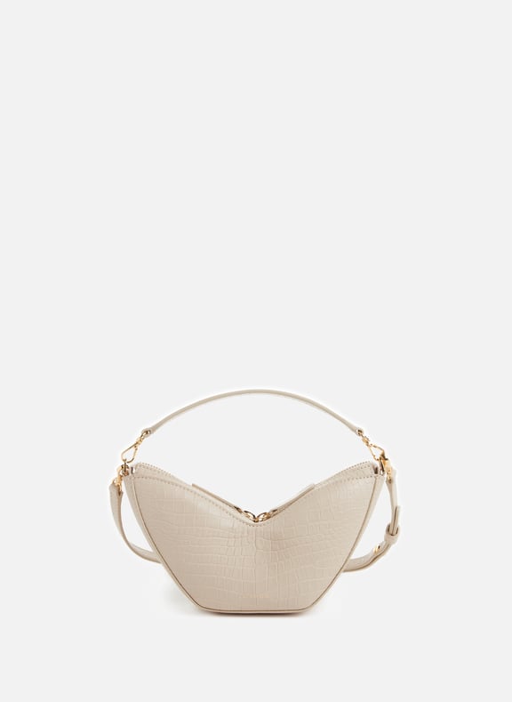 Mini sac à main Tulip en cuir Beige by S.JOON S.JOON Mini sac à main Tulip en cuir Beige
