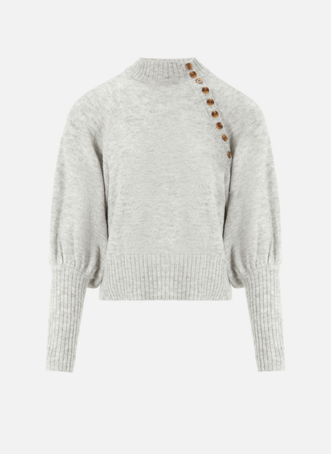 Magnesite sweater in alpaca and merino wool GraySTELLA PARDO 