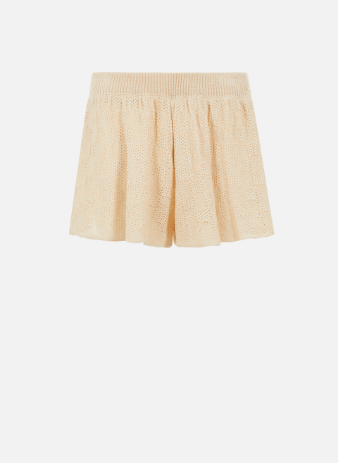 Crecerelle cotton shorts BeigeSTELLA PARDO 