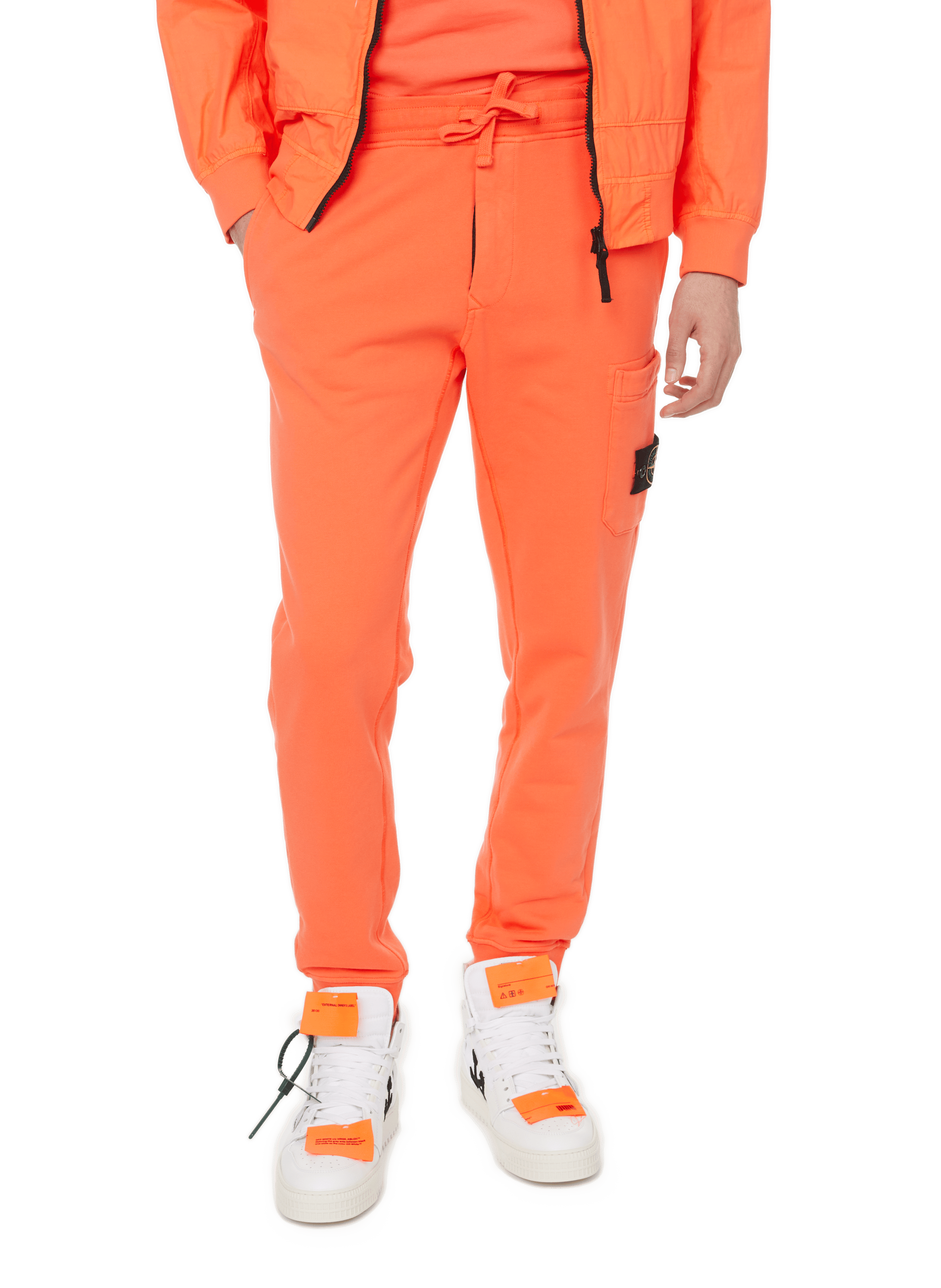 Pantalon Cargo Stone Island - Taille XS - Bleu - Polyamide - Coupe Slim - Très Bon état