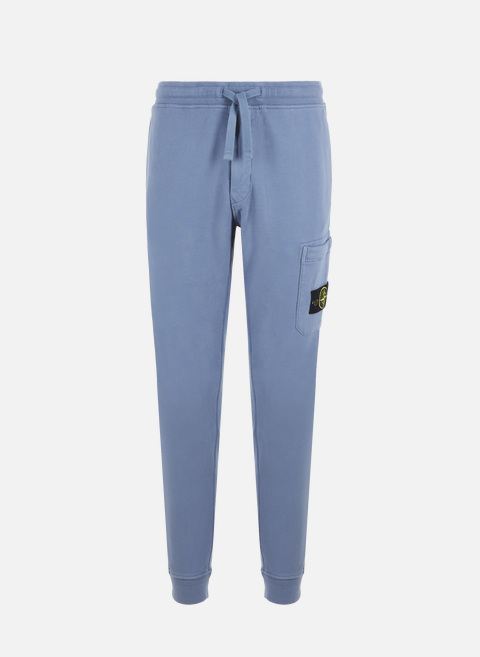 Pantalon de survêtement en coton BleuSTONE ISLAND 