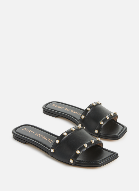 PEARL SANDALS IN LEATHER AND FANCY PEARLS - STUART WEITZMAN for WOMEN | Printemps