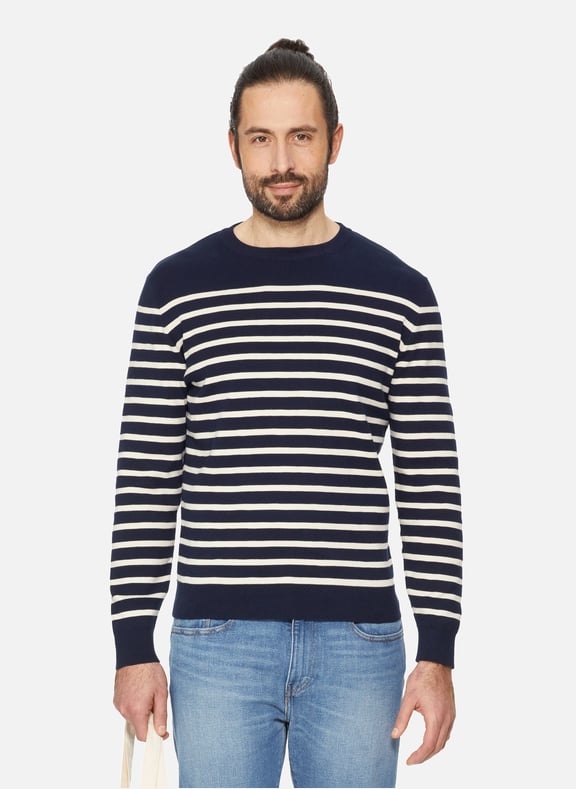 Marinière en coton Bleu by SUNSPEL SUNSPEL Marinière en coton Bleu
