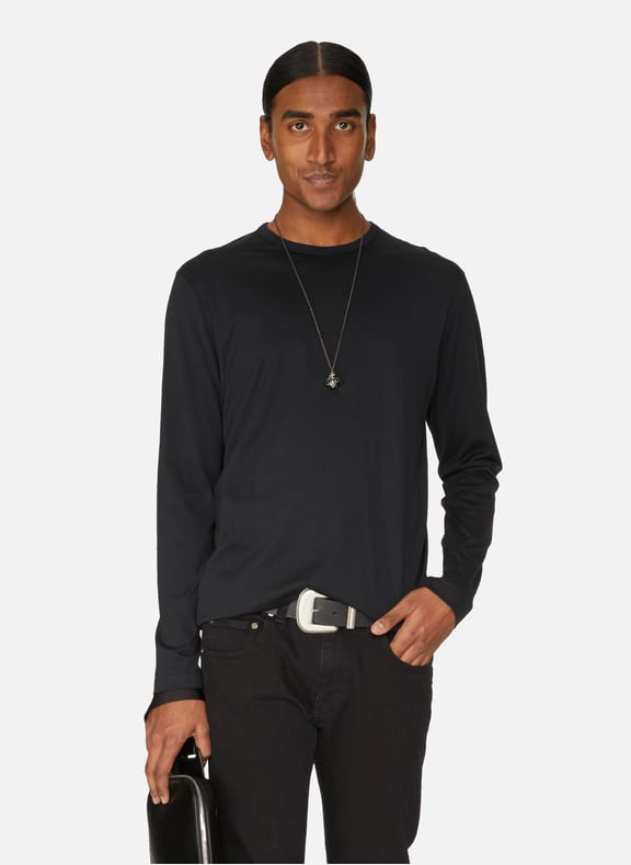 T-shirt en coton Noir by SUNSPEL SUNSPEL T-shirt en coton Noir