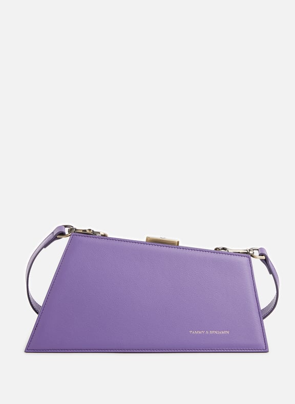 Sac à main Jay en cuir Violet by TAMMY & BENJAMIN TAMMY & BENJAMIN Sac à main Jay en cuir Violet
