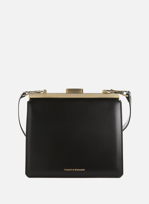 Sac Jeanne en cuir Noir by TAMMY & BENJAMIN TAMMY & BENJAMIN Sac Jeanne en cuir Noir