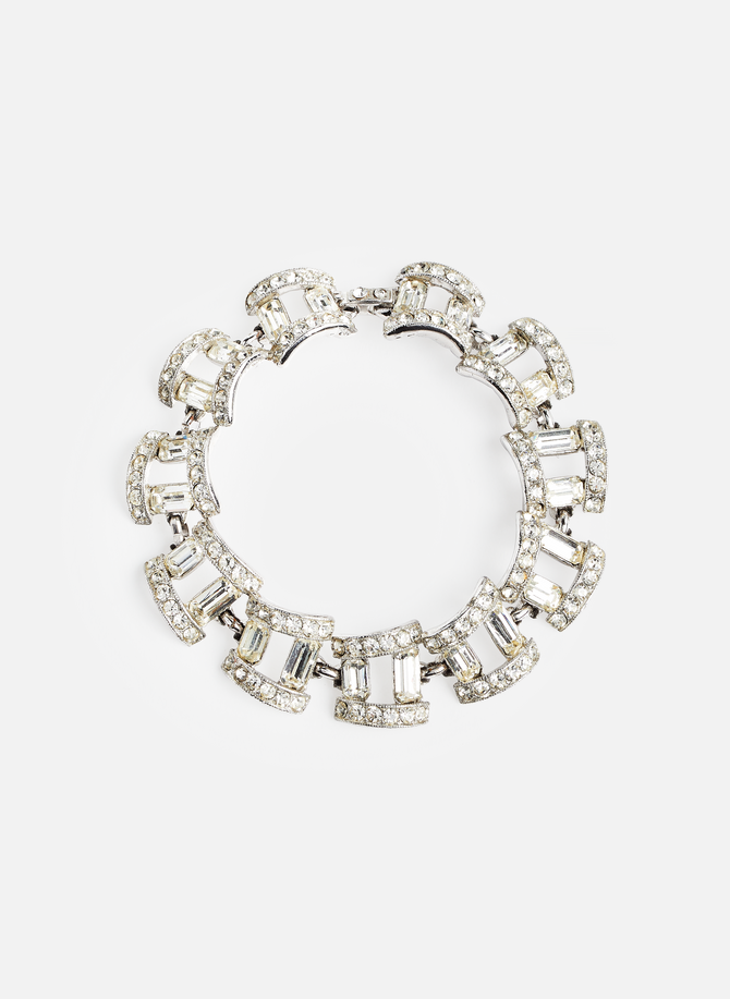 Bracelet chaîne en cristaux - seconde main BOGOFF THE SPAGHETTI ARCHIVES